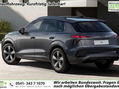 Mythosschwarz metallic Neu 2025 Audi Q3 S-Line SUV | 46.593 € (Guter Preis)
