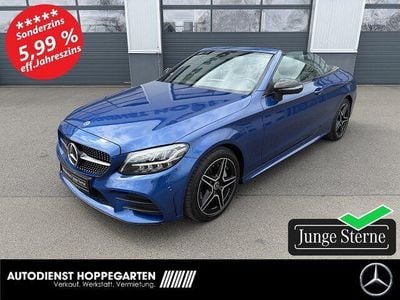 Gebraucht Mercedes C200 AMG 184 PS (135 kW) 2022 Spektralblau Cabrio