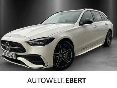 Gebraucht Mercedes C220 AMG 200 PS (147 kW) 2024 Unilack polarweiß Kombi