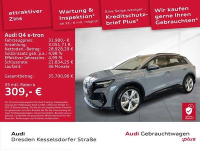 Gebraucht Audi Q4 e-tron Sport 150 kW (204 PS) 2022 Kieselgrau SUV