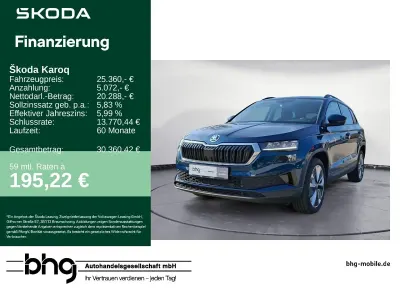 Brugt Skoda Karoq Style 150 HK (110 kW) 2023 Blå SUV