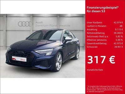 Blau Gebraucht 2024 Audi S3 Ambiente Limousine | 42.974 € (Fairer Preis)