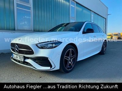 Weiß Gebraucht 2023 Mercedes C300e AMG Limousine | 42.990 € (Teuer)