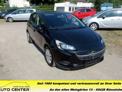 Gebraucht Opel Corsa Edition 101 PS (74 kW) 2015 Schwarz Kleinwagen