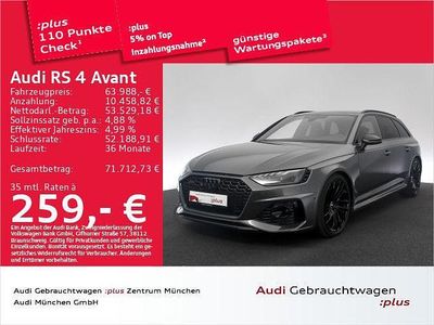 Second-hand Audi RS4 Ambiente 450 CP (330 kW) 2023 Gri Break