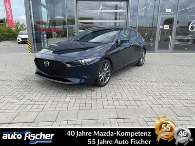 Neu Mazda 3 Exclusive-Line 140 PS (102 kW) 2025 Deep crystal blue Limousine