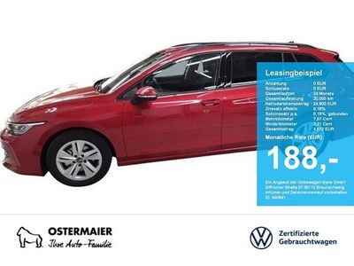 Second-hand VW Golf VIII Life 116 CP (85 kW) 2025 Roșu Break