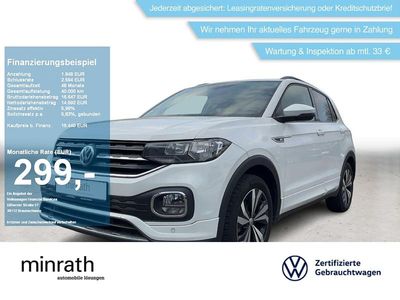Gebraucht VW T-Cross R-line 95 PS (69 kW) 2020 Weiß SUV
