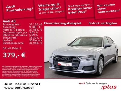 Gebraucht Audi A6 Design 265 PS (194 kW) 2021 Silber Limousine