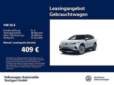 Gebraucht VW ID.4 Move 210 kW (286 PS) 2025 Scale silver metallic/schwarz SUV