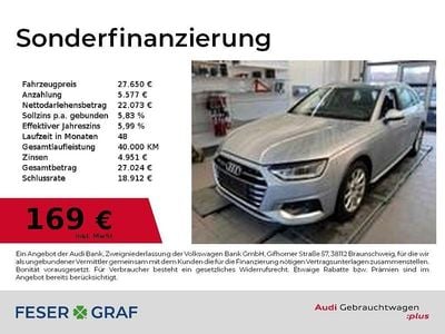 Gebraucht Audi A4 Advanced Plus 204 PS (150 kW) 2022 Florettsilber metallic Kombi