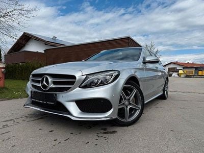 Usata Mercedes C200 AMG line 136 CV (100 kW) 2017 Argento Berlina
