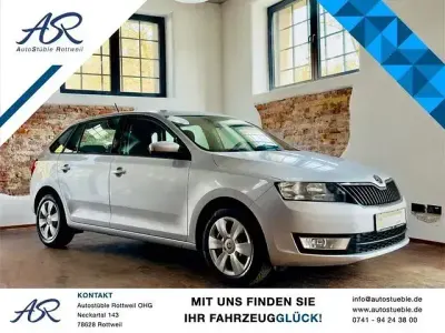 Brugt Skoda Rapid Ambition 125 HK (91 kW) 2016 Sølv Hatchback
