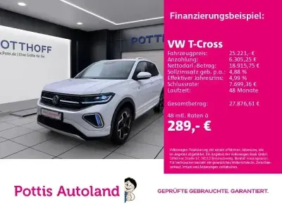 Gebraucht VW T-Cross R-line 116 PS (85 kW) 2025 Weiß SUV