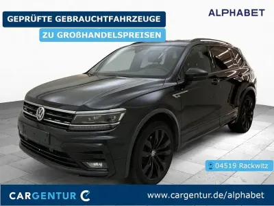 Gebraucht VW Tiguan Allspace Highline 200 PS (147 kW) 2021 Schwarz SUV
