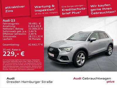 Gebraucht Audi Q3 Advanced Plus 150 PS (110 kW) 2025 Florettsilber metallic SUV