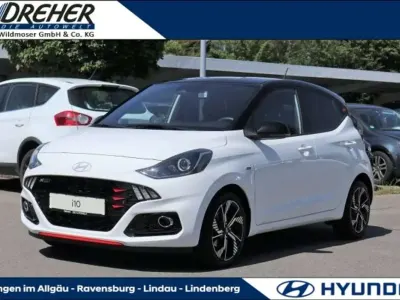 Gebraucht Hyundai i10 N Line 101 PS (74 kW) 2024 Atlas white/ phantom black Kleinwagen