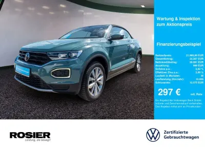 Używany VW T-Roc Cabriolet Style 150 KM (110 kW) 2022 Zielony Kabriolet