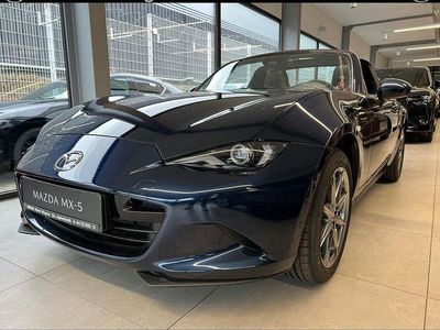 Neu Mazda MX5 Exclusive-Line 132 PS (97 kW) 2025 Blau Cabrio