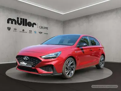 Gebraucht Hyundai i30 N Line 159 PS (116 kW) 2021 Sunset red Limousine