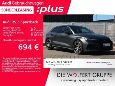 Brugt Audi RS3 Sportback Ambiente 400 HK (294 kW) 2024 Grå Hatchback