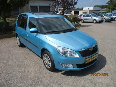 Gebraucht Skoda Roomster Family 86 PS (63 kW) 2011 Blau Van / Kleinbus