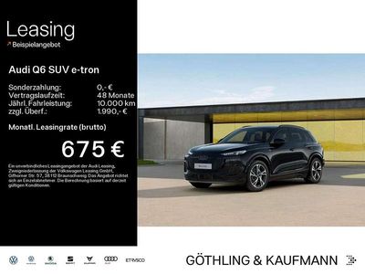 Neu Audi Q6 e-tron S-Line 225 kW (306 PS) 2026 Mythosschwarz metallic SUV