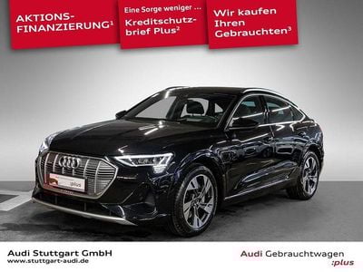 Gebraucht Audi e-tron Sportback S-Line 300 kW (408 PS) 2022 Mythosschwarz metallic SUV