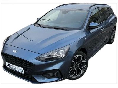 Chromablau metallic (metallic) Gebraucht 2019 Ford Focus ST-Line Kombi | 17.750 € (Etwas zu teuer)