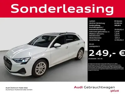 Używany Audi A3 Ambiente 116 KM (85 kW) 2025 Biały Sedan/Limuzyna