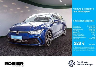 Usata VW Golf VIII R-line 150 CV (110 kW) 2022 Blu Berlina
