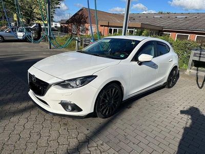 Gebraucht Mazda 3 Sports-Line 150 PS (110 kW) 2014 Weiß Limousine