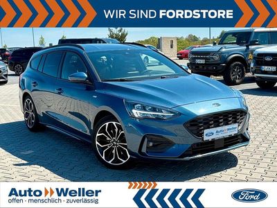 Blau Gebraucht 2021 Ford Focus ST-Line Kombi | 19.990 € (Fairer Preis)