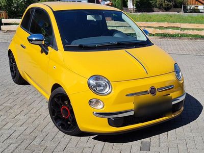 Second-hand Fiat 500 69 CP (50 kW) 2014 Galben Hatchback
