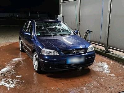 Usata Opel Astra 101 CV (74 kW) 1999 Blu Utilitaria