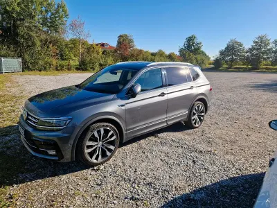 Gebraucht VW Tiguan Allspace R-line 240 PS (176 kW) 2018 Grau SUV