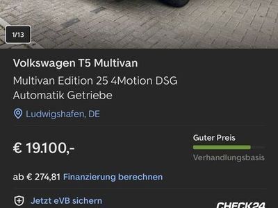 gebraucht VW Multivan T5Multivan Edition 25 4Motion DSG Automatik Getriebe