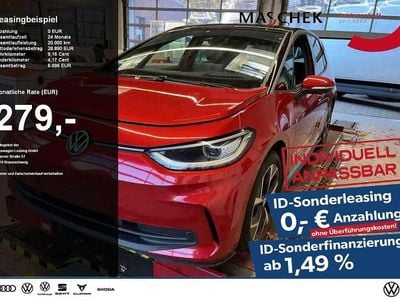 Gebraucht VW ID.3 Pro 150 kW (204 PS) 2023 Kings red metallic schwarz Kleinwagen
