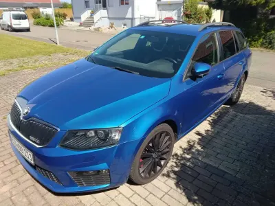 Gebraucht Skoda Octavia vRS 184 PS (135 kW) 2015 Blau Kombi