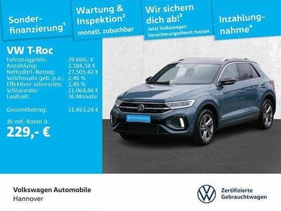 Gebraucht VW T-Roc R-line 150 PS (110 kW) 2025 Blau SUV