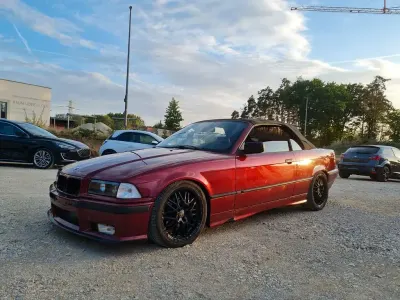 Gebraucht BMW 325 Cabriolet Performance 192 PS (141 kW) 1994 Rot Cabrio