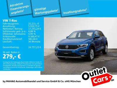 Usata VW T-Roc Sport 150 CV (110 kW) 2021 Blu SUV