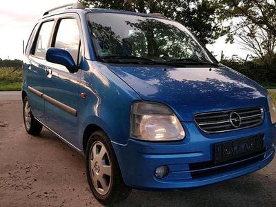 Gebraucht Opel Agila 55 PS (40 kW) 2002 Blau Van / Kleinbus