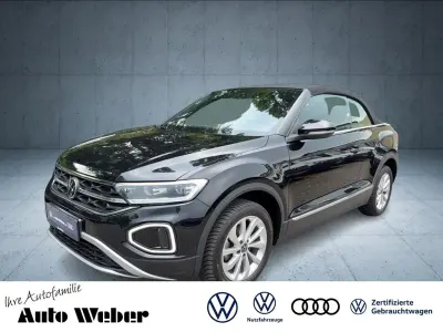 Gebraucht VW T-Roc Cabriolet Style 150 PS (110 kW) 2022 Schwarz Cabrio