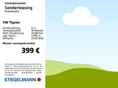 Neu VW Tiguan R-line 193 PS (141 kW) 2026 Grenadillschwarz metallic SUV