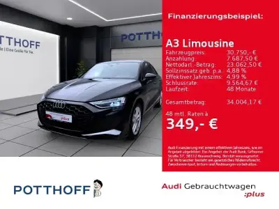 Gebraucht Audi A3 Advanced 116 PS (85 kW) 2025 Schwarz Limousine