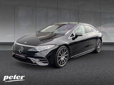 Gebraucht Mercedes EQS450+ AMG 244 kW (333 PS) 2021 Metalliclack obsidianschwarz Limousine