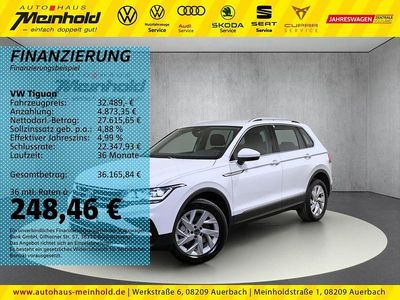 Usata VW Tiguan Elegance 200 CV (147 kW) 2021 Bianco SUV