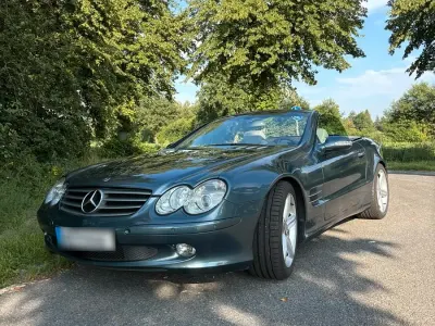 Gebraucht Mercedes SL350 245 PS (180 kW) 2003 Grün Cabrio