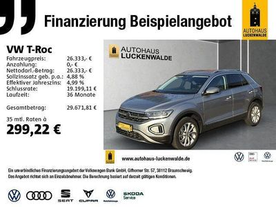 Silber Gebraucht 2023 VW T-Roc IQ Drive SUV | 26.333 € (Fairer Preis)
